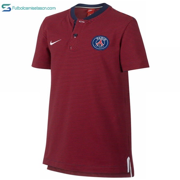 Polo Paris Saint Germain 2017/18 Rojo